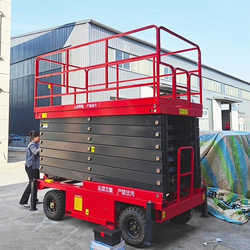 220V 380V Towable Scissor Lift factory