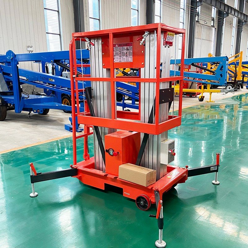 Electric Double Mast Aluminum Alloy Lift suppliers